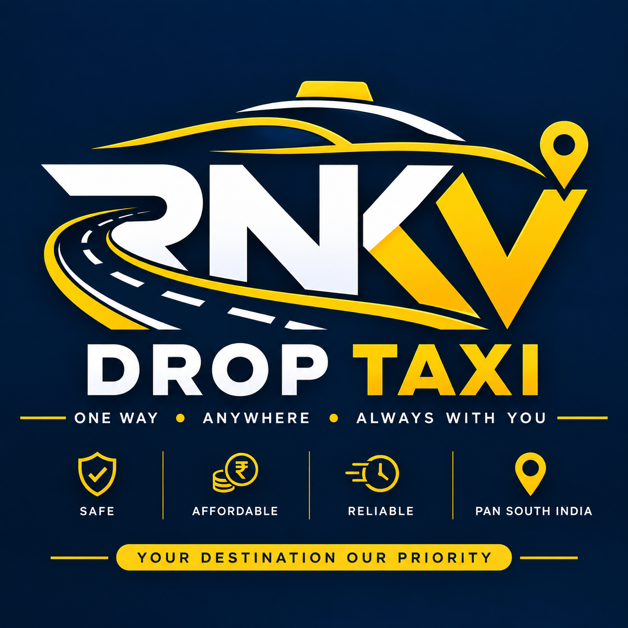 RNKV Drop Taxi logo